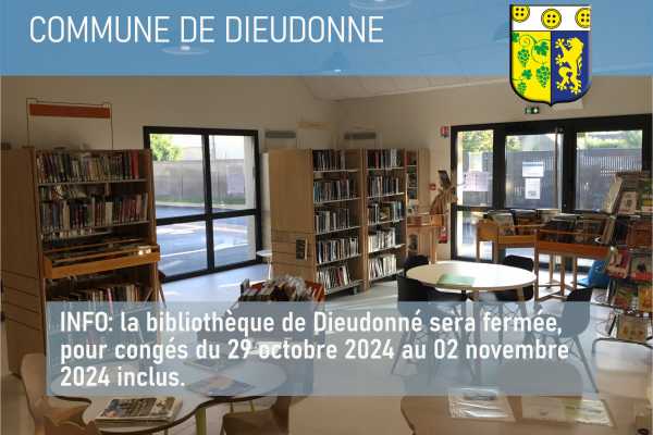 Fermeture bibliothèque